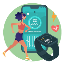 Cardio and HIIT Workout for PCOS Icon Cardio and HIIT Workout for PCOS Icon