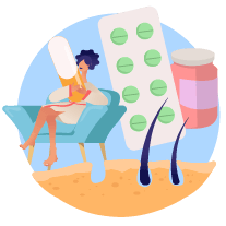 Fix #3 - Medical Supplements for PCOS Hirsutism Icon